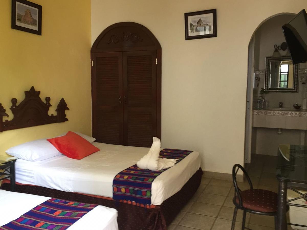 Hotel San Miguel Arcangel Izamal Bagian luar foto