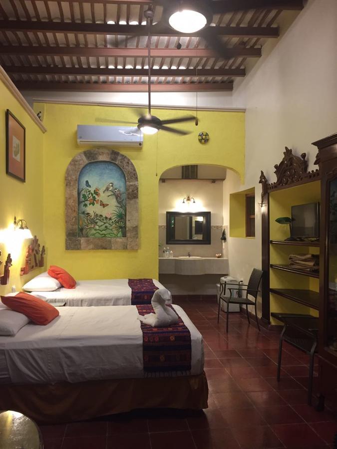 Hotel San Miguel Arcangel Izamal Bagian luar foto